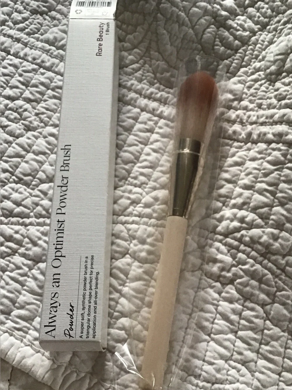 New Rare Beauty by Selena Gomez Always An Optimist Powder Brush In Box